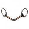 Wędzidło oliwkowe 2x łamane Copper rollers 13mm - Harry's Horse 